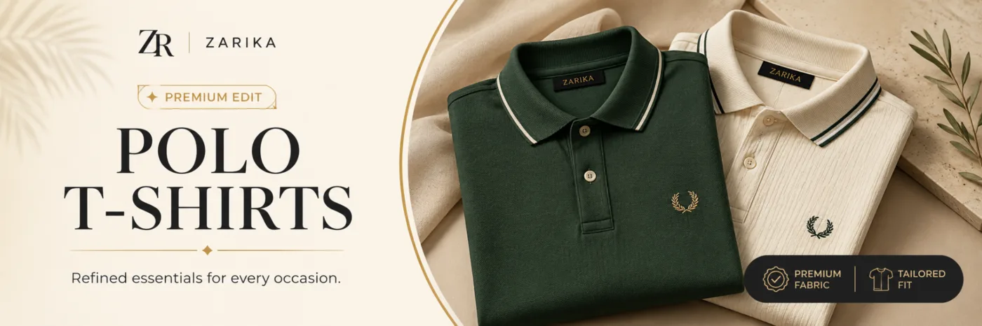 Polo T-shirts collection banner