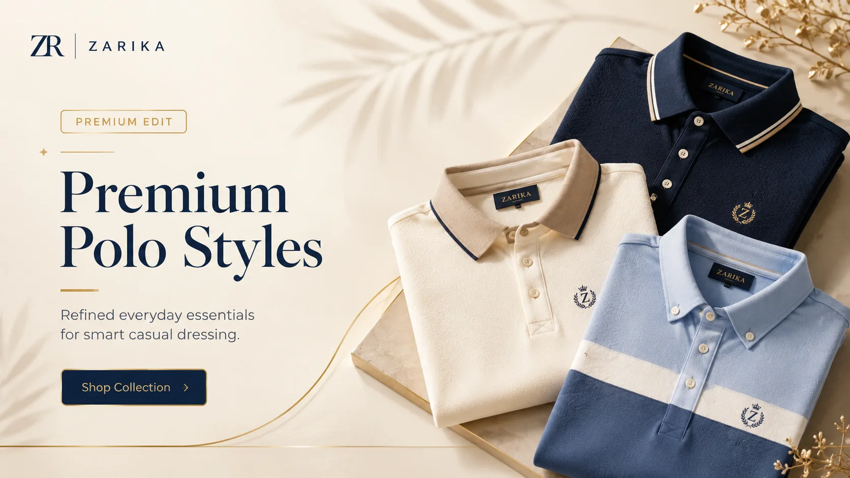 Premium Polo Styles - refined everyday essentials