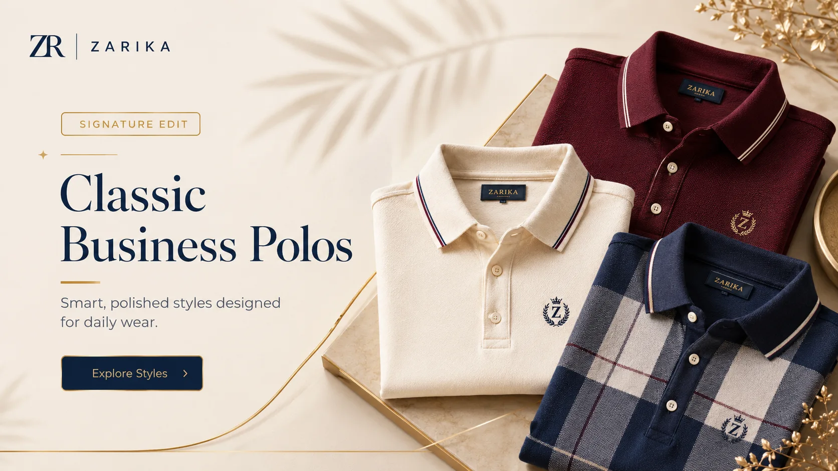 Classic Business Polos - smart polished styles